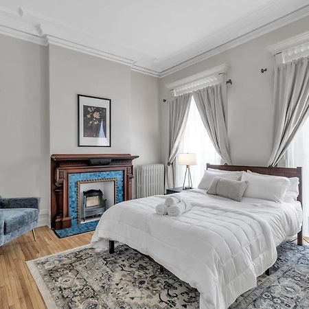 Spacious Second Empire Suite At The Platt Mansion 水牛城 外观 照片